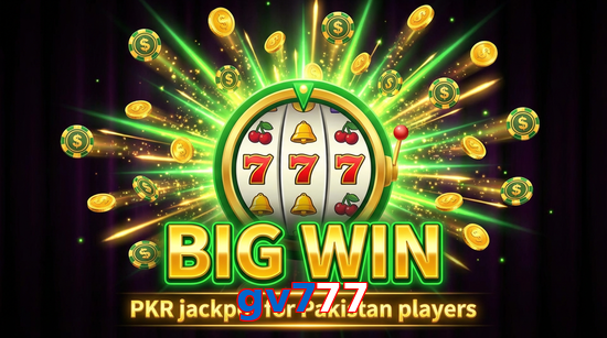Big win animation on Gv777 slot game
